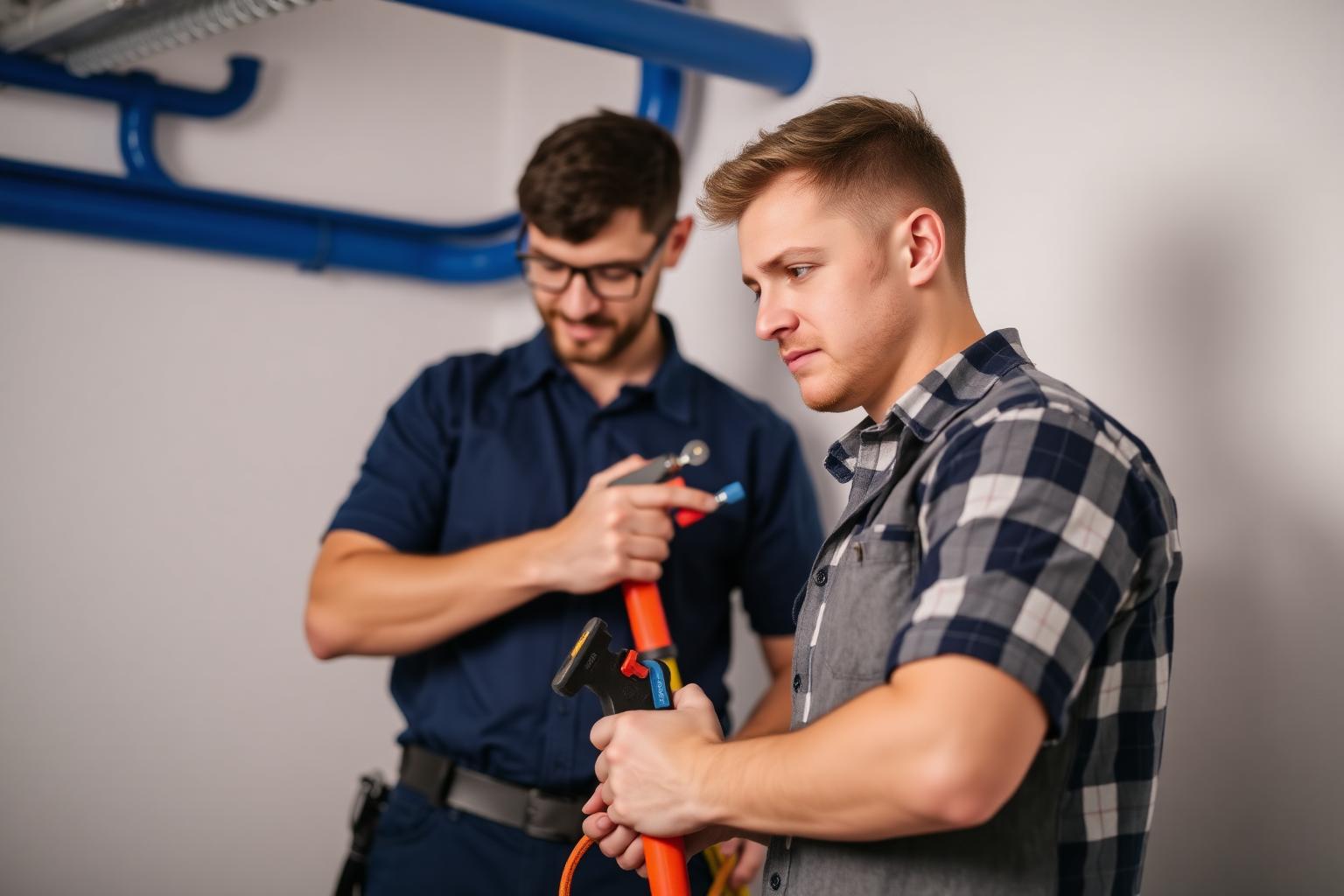 Professional electrician and plumber team in Thiruvananthapuram