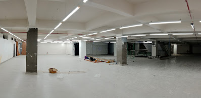 Large commercial space electrical installation