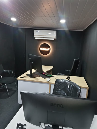 Office interior electrical setup